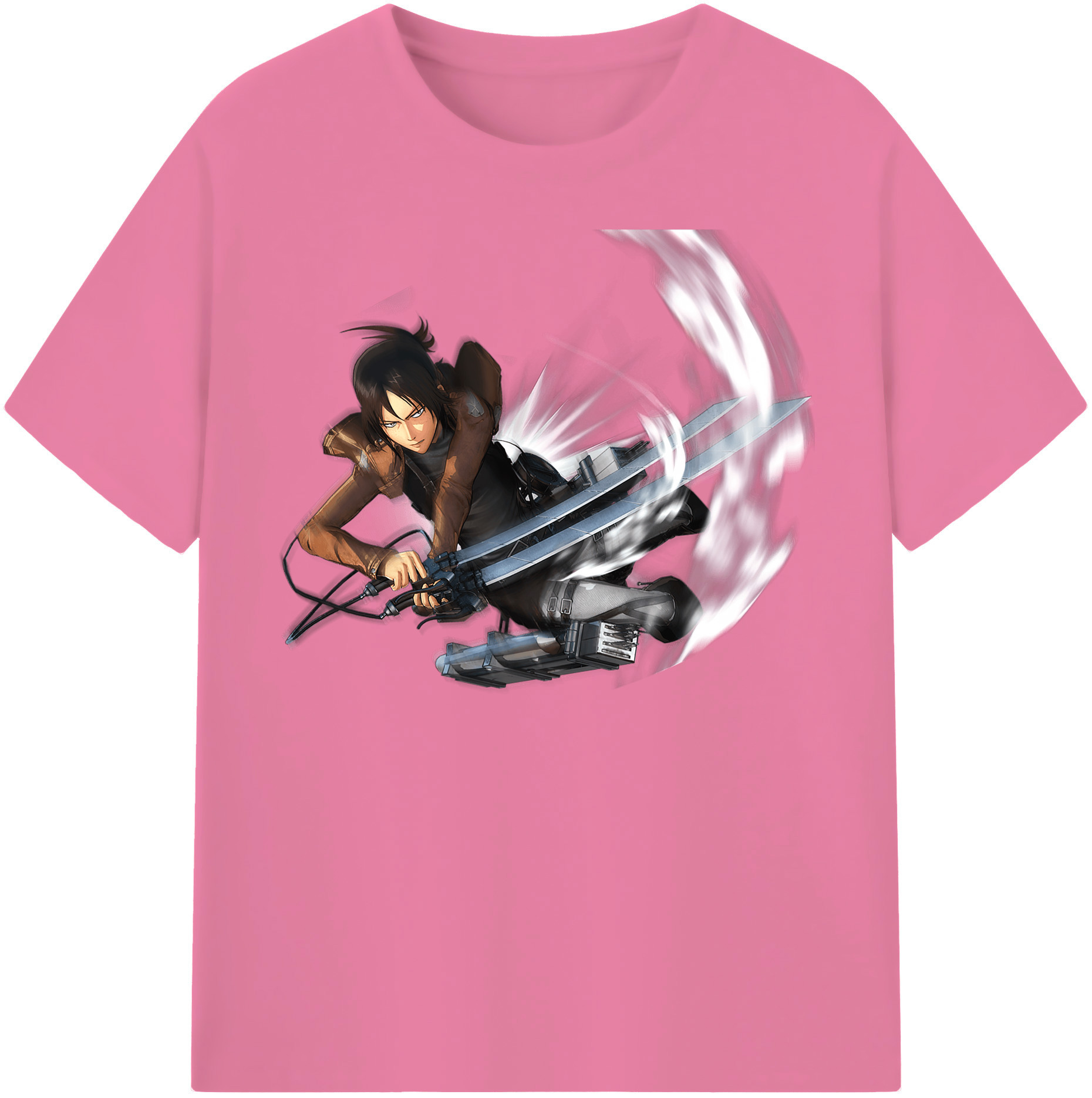 （画像用） 進撃の巨人 Attack on Titan 綿100％半袖Tシャツ（フロントプリント）